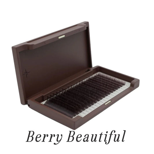 Brown Artistry Shades | Berry Beautiful | Everything Lashes 0.03mm (20 Rows/Tray)